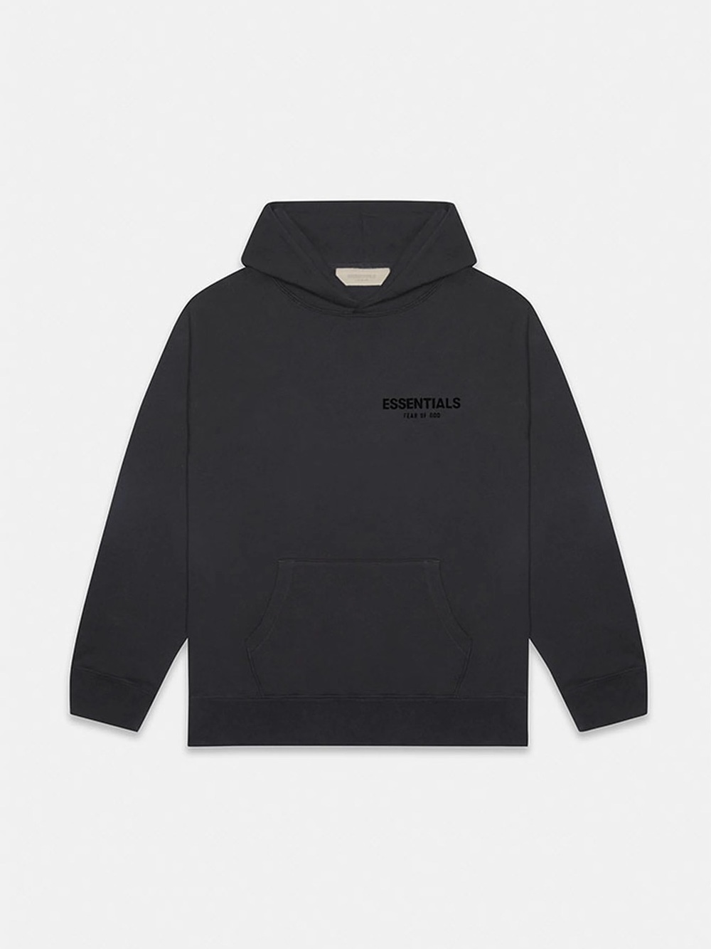 Fear of God Essentials Black Pullover Stretch Limo Hoodie - Picture 2 of 10